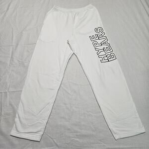 Hype Bears Sweatpants White Size Large